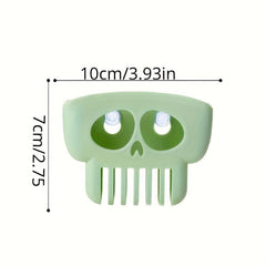 Skull Sink Drain Basket Kitchen Faucet Sponge Storage Rack