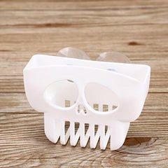 Skull Sink Drain Basket Kitchen Faucet Sponge Storage Rack