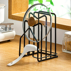 Pot Lid Organizer Kitchen Shelf Chopping Board Rack