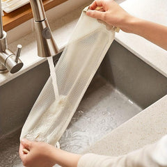 Wall-Mounted Plastic Bag Organizer for Onions Fruits Vegetables