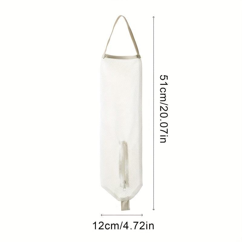 Wall-Mounted Plastic Bag Organizer for Onions Fruits Vegetables