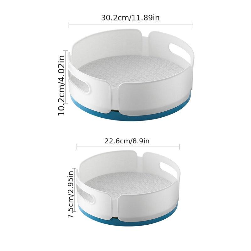 360 Rotating Spice Rack with Anti Skid Base - Kitchen Cabinet Storage