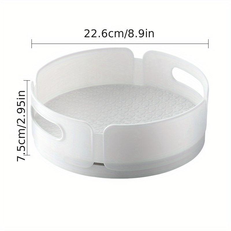 360 Rotating Spice Rack with Anti Skid Base - Kitchen Cabinet Storage