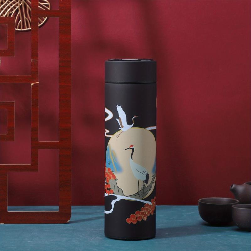 304 Stainless Steel Insulated Cup Chinese Style Water Cup