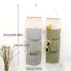 Hanging Storage Bag 3 Layers for Kitchen Sundries