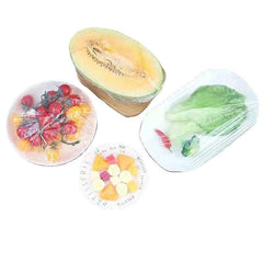 100pcs Disposable Food Storage Cover Bags Elastic Food Lids Kitchen Fresh