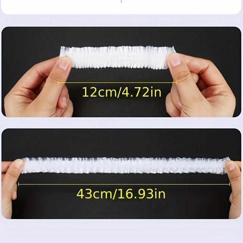 100pcs Disposable Food Storage Cover Bags Elastic Food Lids Kitchen Fresh