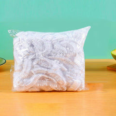 100pcs Disposable Food Storage Cover Bags Elastic Food Lids Kitchen Fresh