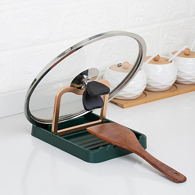 Fork Spatula and Pan Cover Rack for Kitchen Organization