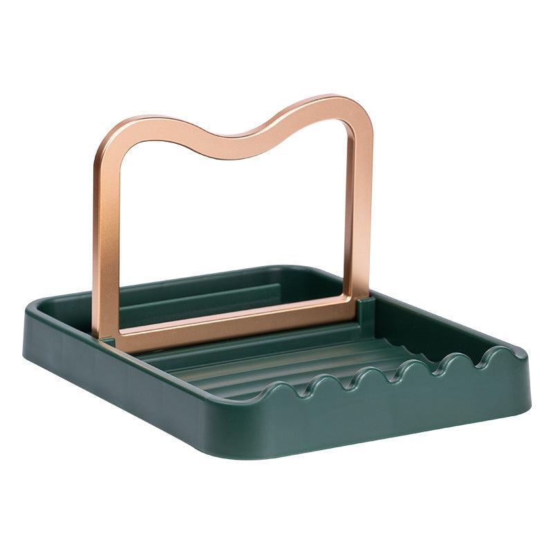 Fork Spatula and Pan Cover Rack for Kitchen Organization