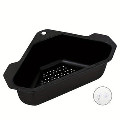 1pc Triangle Drain Basket Stainless Steel Sink Filter Kitchen Accessories