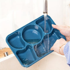 Double Layered Bento Box with Utensils & Bowl
