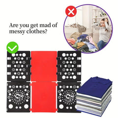 Folding Shirt and T Shirt Board for Heavy Clothes and Laundry Storage