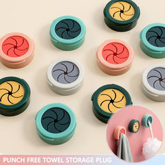 Towel Plug Holder Bathroom Organizer Towel Rack Kitchen Towels Storage