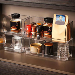 Transparent Storage Rack For Coffee Tea Bags Organizer