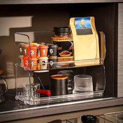 Transparent Storage Rack For Coffee Tea Bags Organizer