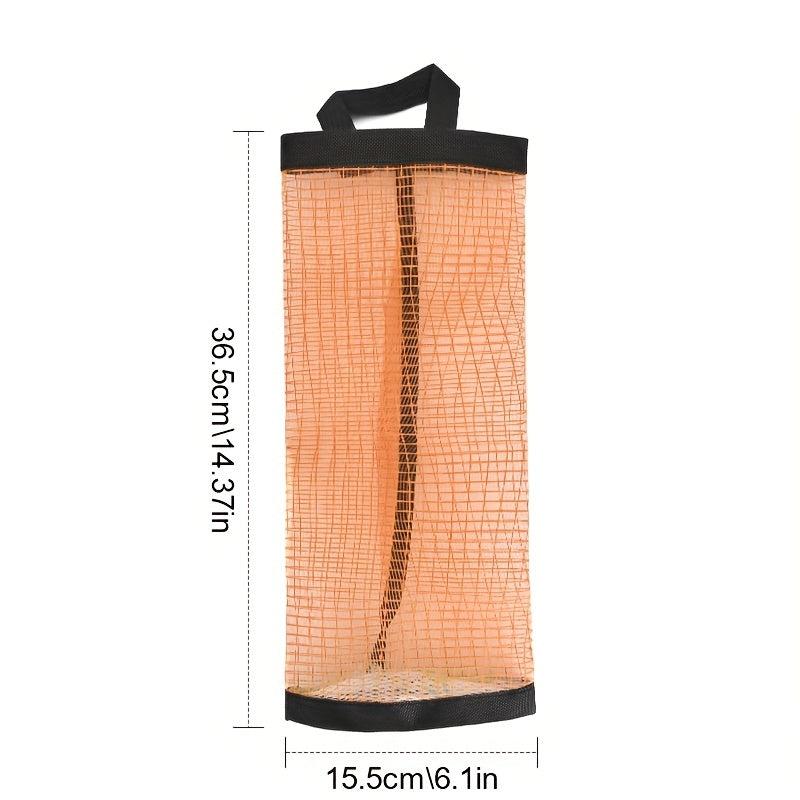 Nylon Grocery Bag Holder & Garbage Storage Pouch - Kitchen Organizer