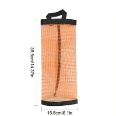 Nylon Grocery Bag Holder & Garbage Storage Pouch - Kitchen Organizer