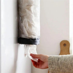 Nylon Grocery Bag Holder & Garbage Storage Pouch - Kitchen Organizer