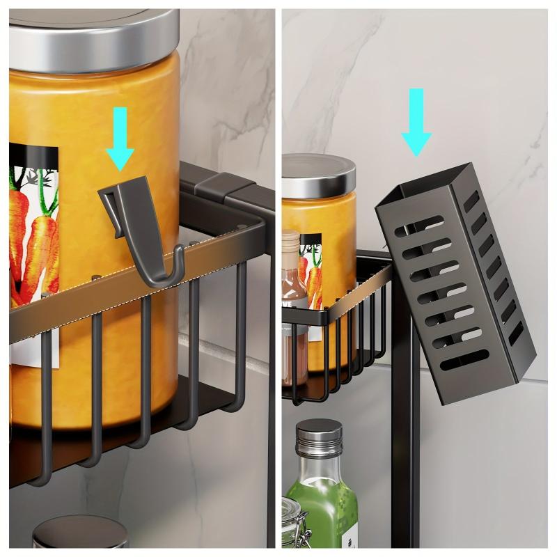 2-Tier Under Sink Organizer Pull Out Cabinet Storage Shelf Rack