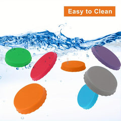 6pcs Silicone Soda Can Lids BPA Reusable Can Covers Stopper Protector