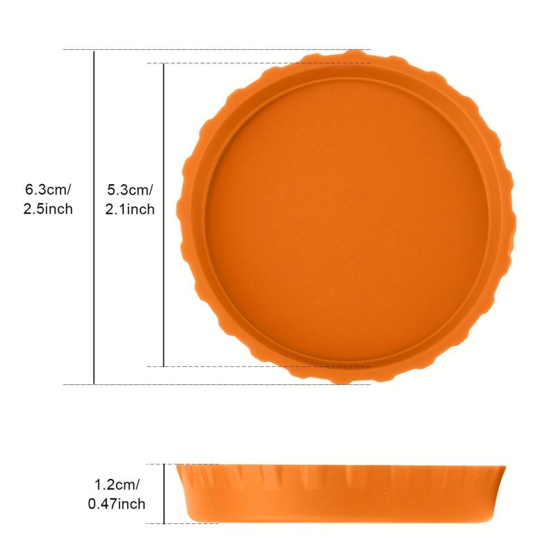 6pcs Silicone Soda Can Lids BPA Reusable Can Covers Stopper Protector