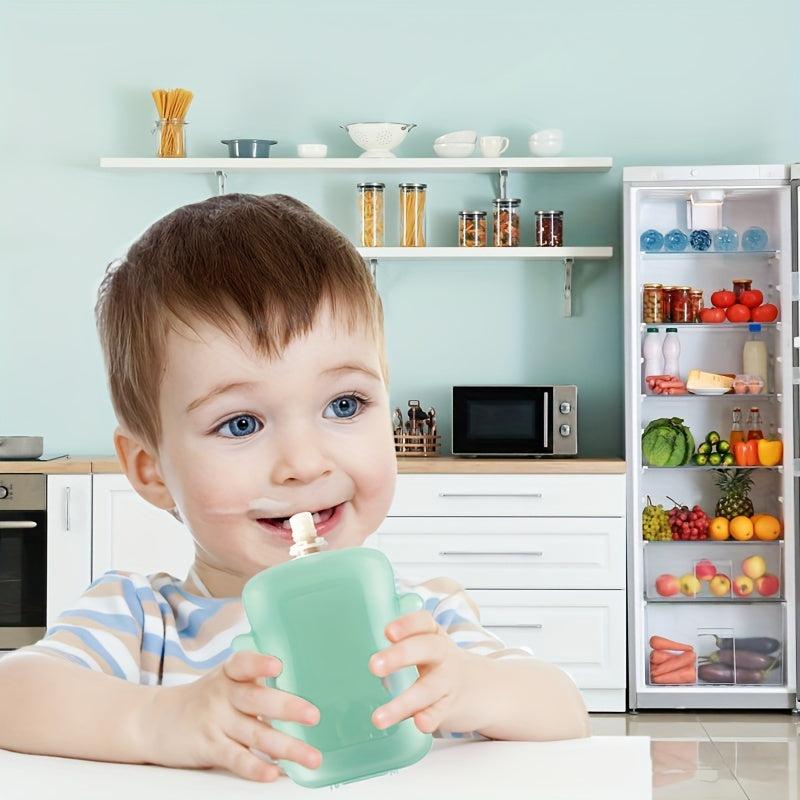 Baby Food Bag & Juice Box Anti Extrusion Bracket, 100ml Bag Flip Bracket