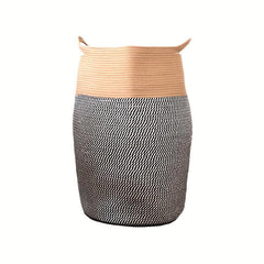 Large Cotton Rope Laundry Basket with Handle