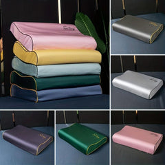 Soft Latex Pillowcase with Embroidery for Kids