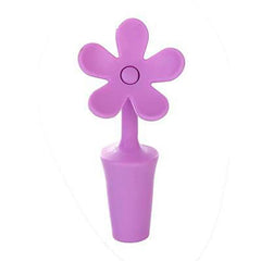 Flower Silicone Wine Stopper, Reusable Bottle Cork Plug