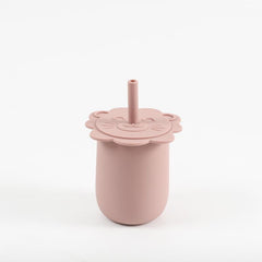1pc Silicone Sippy Trainer Straw Cups Double Handle Baby Training Cup