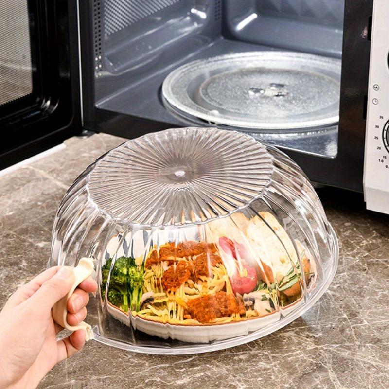 Dust-proof Microwave Cover Vegetable Splash-proof High Temperature Lid