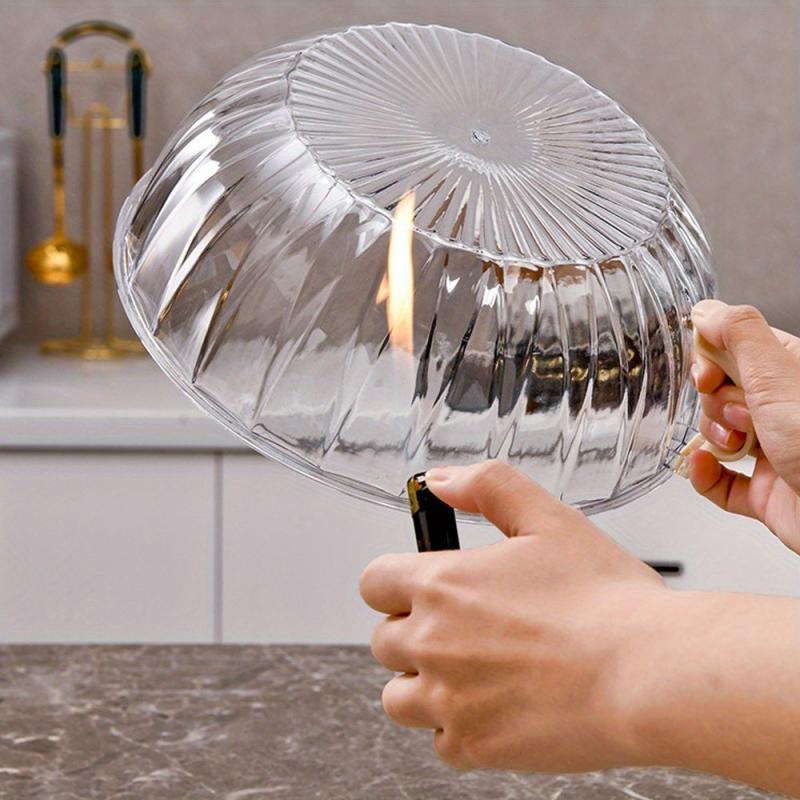 Dust-proof Microwave Cover Vegetable Splash-proof High Temperature Lid