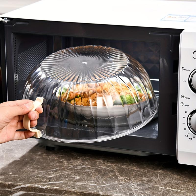 Dust-proof Microwave Cover Vegetable Splash-proof High Temperature Lid
