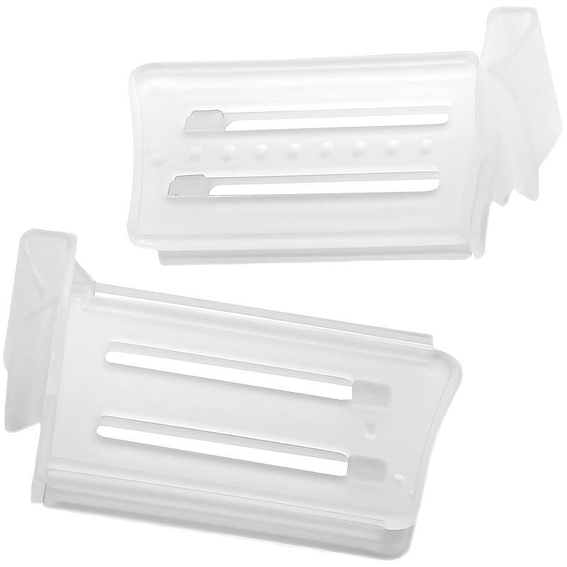 8pcs Adjustable Fridge Space Allocator Divider for Beverages & Sauces