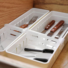 8pcs Adjustable Fridge Space Allocator Divider for Beverages & Sauces