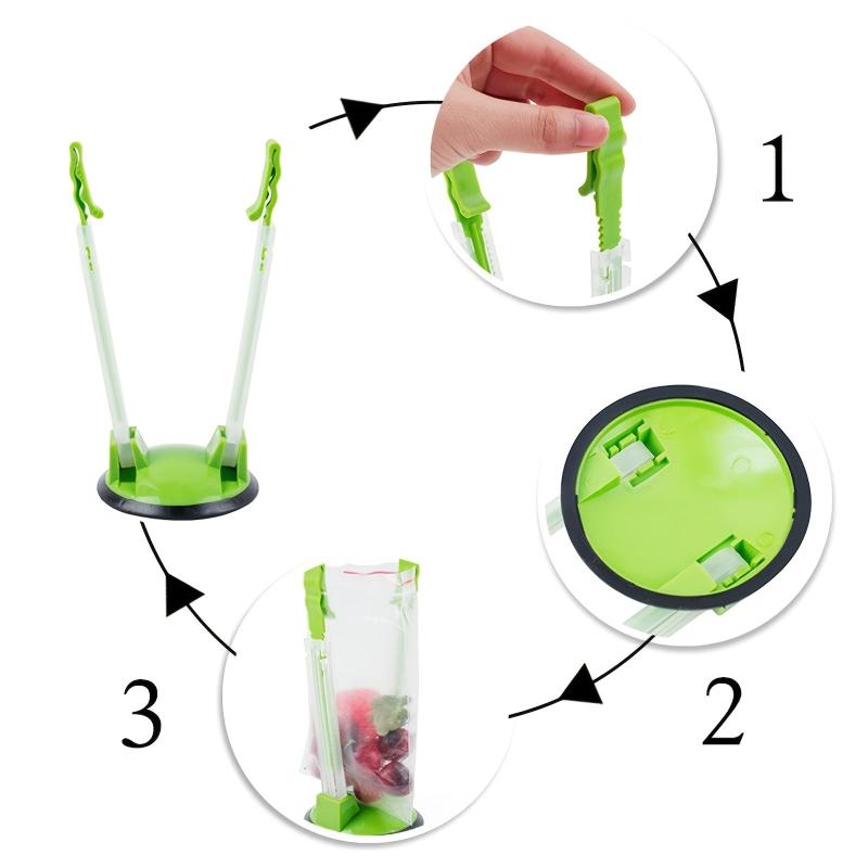 Eco Friendly Food Storage Bags Clip - Keep Your Food Fresh and Organized