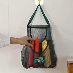 Mesh Hanging Bag Storage for Garlic Ginger Onion Fruit Vegetable