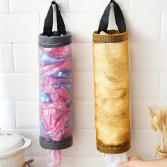 Wall Mounted Garbage Bag Storage Box Organizer