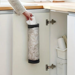 Wall Mounted Garbage Bag Storage Box Organizer
