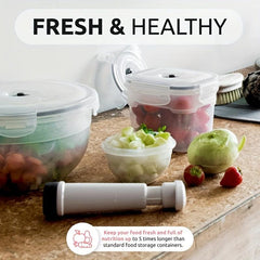 2pcs Manual Vacuum Pump For Kitchen Sealed Storage Tank