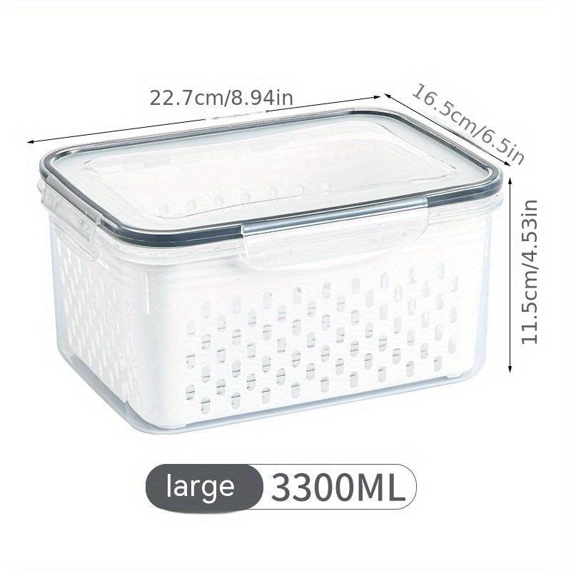 Fresh Keeping Box for Fruits/Vegetables with Lid - Food Storage Container