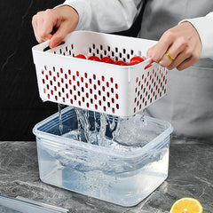 Fresh Keeping Box for Fruits/Vegetables with Lid - Food Storage Container