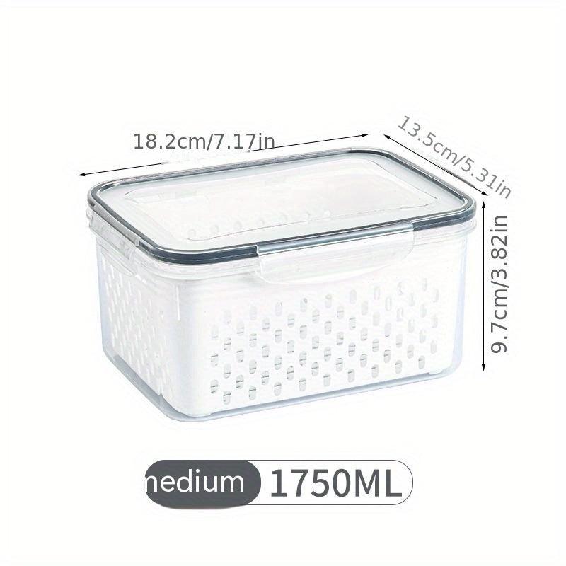 Fresh Keeping Box for Fruits/Vegetables with Lid - Food Storage Container