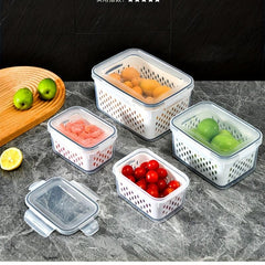 Fresh Keeping Box for Fruits/Vegetables with Lid - Food Storage Container