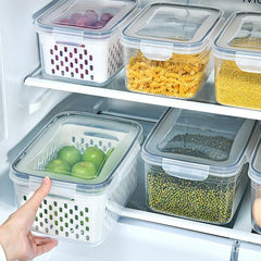 Fresh Keeping Box for Fruits/Vegetables with Lid - Food Storage Container