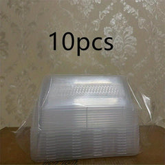 Plastic Food Storage Containers with Lids - Microwavable - 10/20/50pcs