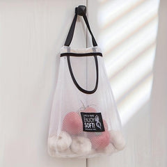 Mesh Hanging Bag for Kitchen Storage Breathable Hangable Bag Home Supplies