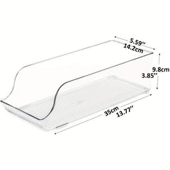 Refrigerator Can Dispenser Organizer Rack Clear Plastic