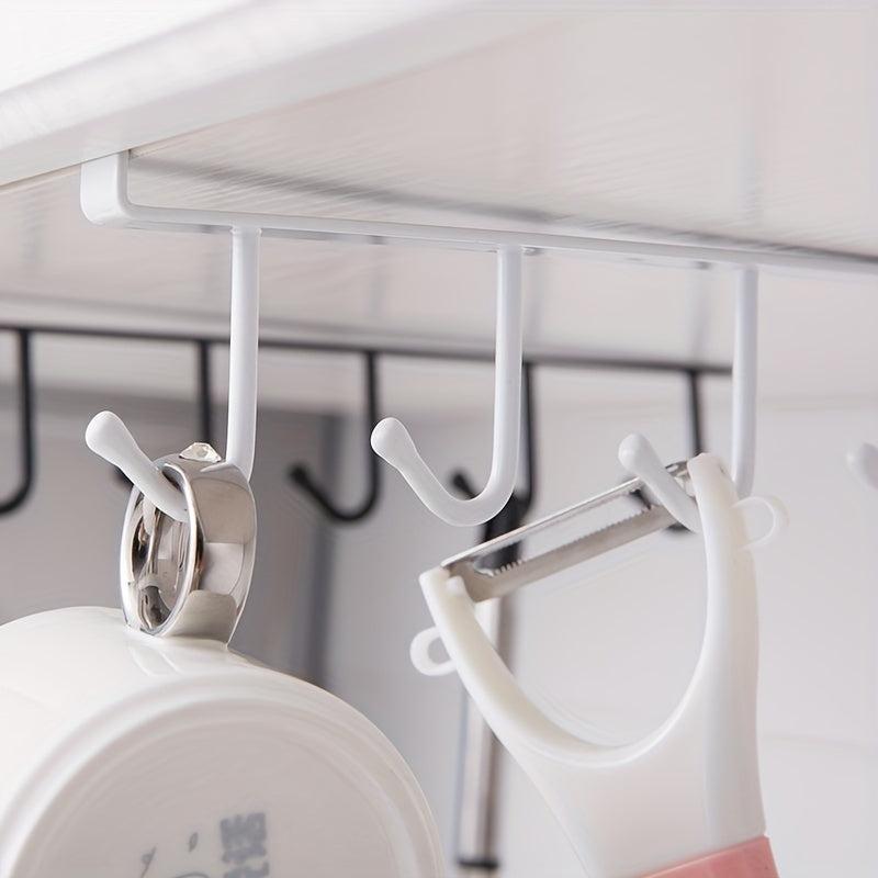 Dormitory Iron Hook Traceless Nail Cabinets Storage Hanging Racks